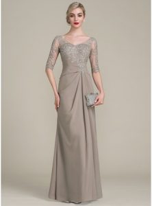 mother of the bride dress a-line/princess v-neck floor-length chiffon lace mother of the bride . NLPFXYH