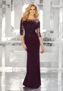 mother of the bride dress evening dresses, mother of the bride dresses, mgny evening gowns jersey  social occasion DSAQBWC