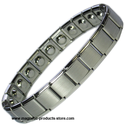 mps™ python expanding stainless steel magnetic bracelet - wide JMUSTBV