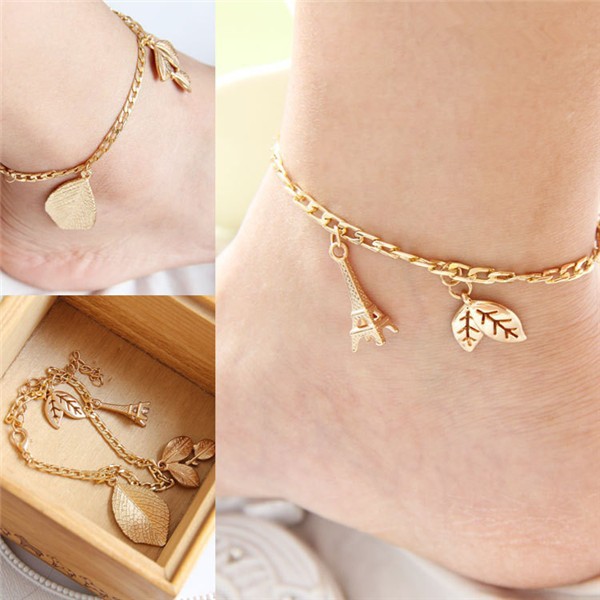 mylove gold anklet designs with eiffel tower hot selling mlfl100 - buy UFCHWZC