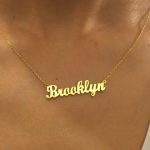 name necklace - dainty name necklace - gold name necklace - personalized DMELXLF