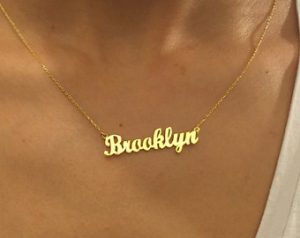 name necklace - dainty name necklace - gold name necklace - personalized DMELXLF