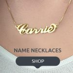 name necklace name necklaces QZWTNWA
