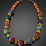 necklace beads tumbling beaded beads necklace - julie powell design BANQRWH