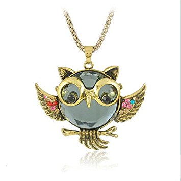 necklace pendants owl jewelry beautiful crystal vintage owl pendants necklace owl jewelry SZHADRA