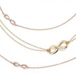 necklace pendants tiffany infinity rose gold and 18k gold necklaces u0026 pendants DCOZWFK