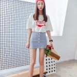 nice korean fashion loose cotton printed t-shirt by www.globalfashion VLMGNAV
