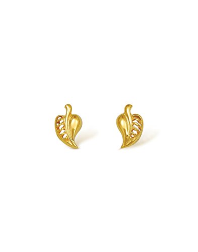 nishtaa 22k yellow gold stud earrings TFVHAPW