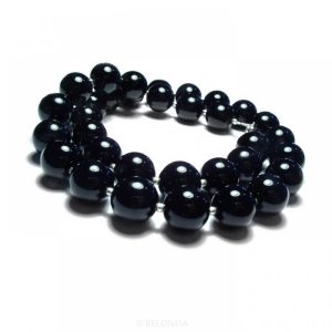 onyx jewelry beaded onyx necklace modern and classic style 18 CJMIFUF