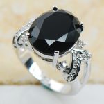 onyx jewelry black onyx 925 sterling silver top quality fancy jewelry wedding ring size WQNNJBN