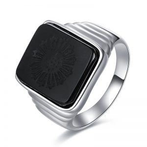 onyx jewelry the great gatsby high quality menu0027s ring black onyx 925 sterling silver EDKLBTU