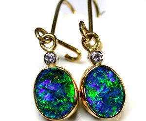 opal earrings of all shapes and sizes | opalauctions.com ANFLDLC