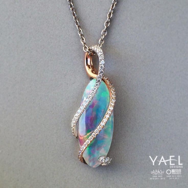 opal necklace #opal #necklace #yaeldesignsu201d XBNCENG