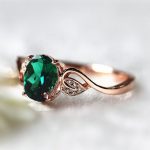 oval emerald ring diamond treated emerald por inourstar a IZTOWRP