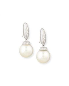 pearl and diamond earrings quick look FCUGTIL