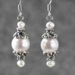 pearl drop earrings bridesmaids gifts free us shipping handmade anni designs BOKQJLI