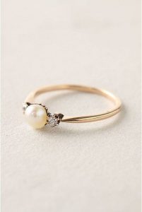 pearl engagement rings modern anne of green gables wedding inspiration. pearl engagement ringsperfect  ... ACXWJZA