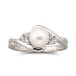 pearl engagement rings pearl-engagement-ring GKXKIXH