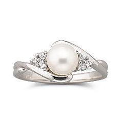 pearl engagement rings pearl-engagement-ring GKXKIXH
