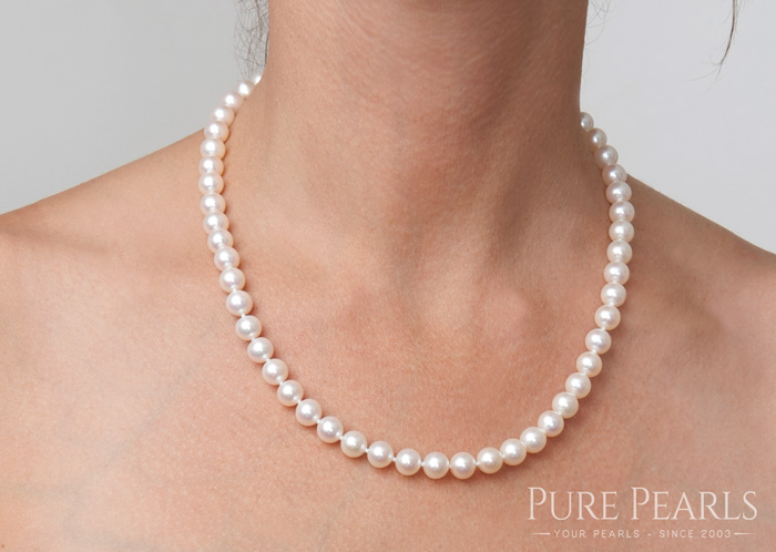 pearl necklace 18-inch-pearl-necklace-length KDCZVUP