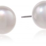 pearl stud earrings amazon.com: honora classic pearl jewelry freshwater cultured pearl stud  earrings: jewelry JPVSLDP