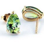 peridot earrings gifted jewelry FWESNUB