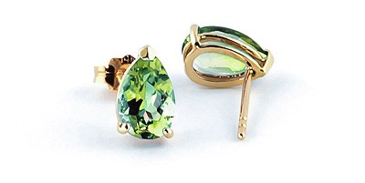 peridot earrings gifted jewelry FWESNUB