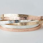 personalized bracelets cuff bracelet,gold, rose, silver, inspirational cuff, engraved bracelet, personalized LXAFBEV