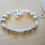 personalized bracelets kayleigh ann™ - grow-with-me® designer bracelet - sterling silver name GNMGPBA