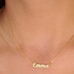 personalized name necklace-personalized gift-personalized  jewelry-bridesmaid gift-gold name jewelry WBVBWAE