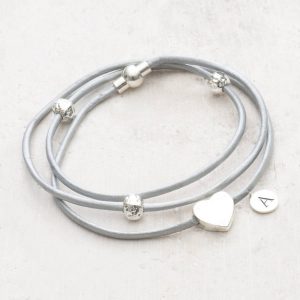 photo bracelet alessia grey and silver BEBMKBO