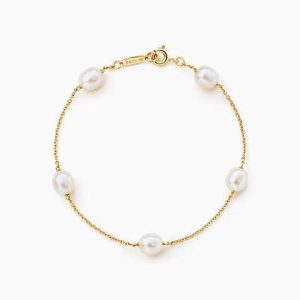 photo bracelet new elsa peretti® pearls by the yard™ bracelet in 18k gold. JRLIECH