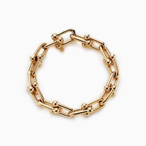 photo bracelet new tiffany hardwear link bracelet in 18k gold, medium. YNZZKCG