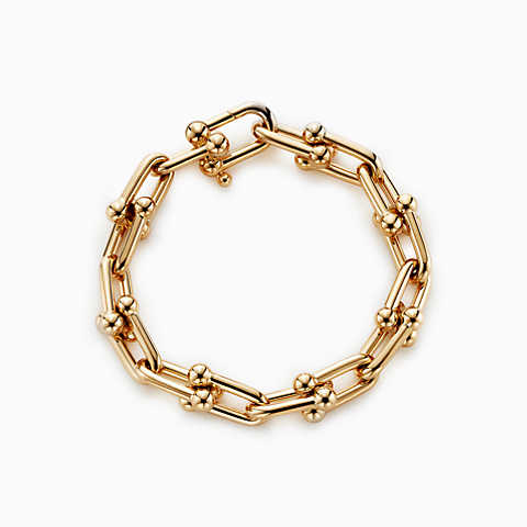 photo bracelet new tiffany hardwear link bracelet in 18k gold, medium. YNZZKCG
