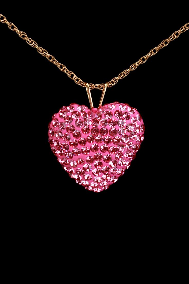 pink necklace pink diamond heart necklace. VDPGRMD