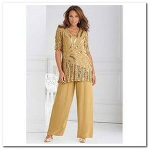 plus size dressy pant suits | plus size formal wear pant suits - wedding UEEVDMT