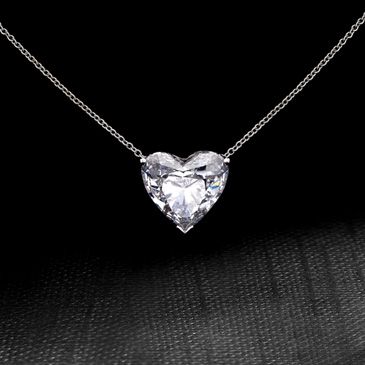 pretty necklaces heart cut diamond necklace! QBAEOXR