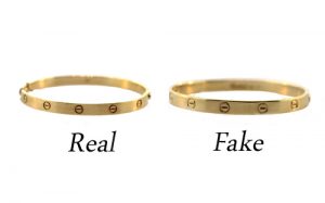 real vs fake love bracelet, preowned cartier love bangle, used cartier love UBQEYUM