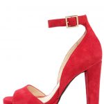red platform heels pretty red heels - kid suede heels - platform heels - $95.00 FSACXGZ