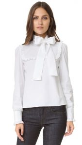 red valentino tie neck blouse XRQAKFO