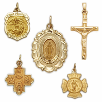 religious jewelry 14k gold jewelry RTZQZTV