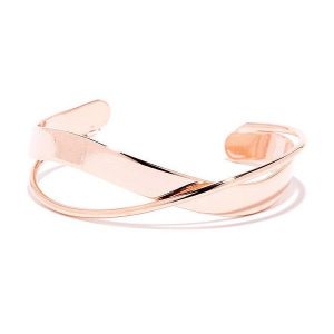 rose gold bangle bracelet around the bend rose gold bracelet (19 cad) ❤ liked on polyvore RANPEUN