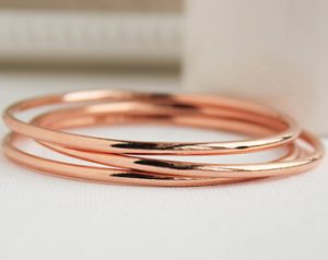 rose gold bangle bracelet rose gold bracelet | etsy PCYGPQC