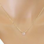 rose quartz necklace | etsy FZFKNHB