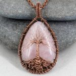 rose quartz necklace | etsy KYZUOPI