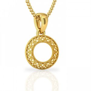 round gold pendant BMTWSLB