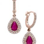ruby earrings amoré by effy®certified ruby (1-3/8 ct. t.w.) SQEEYGS