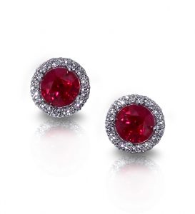 ruby earrings OAKWDFV