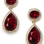 ruby earrings  ZLQBOCN