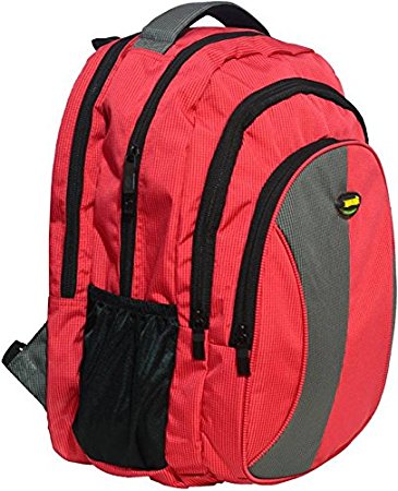 school bag new-era polyester 40 ltrs waterproof red school backpack WTBLPRW